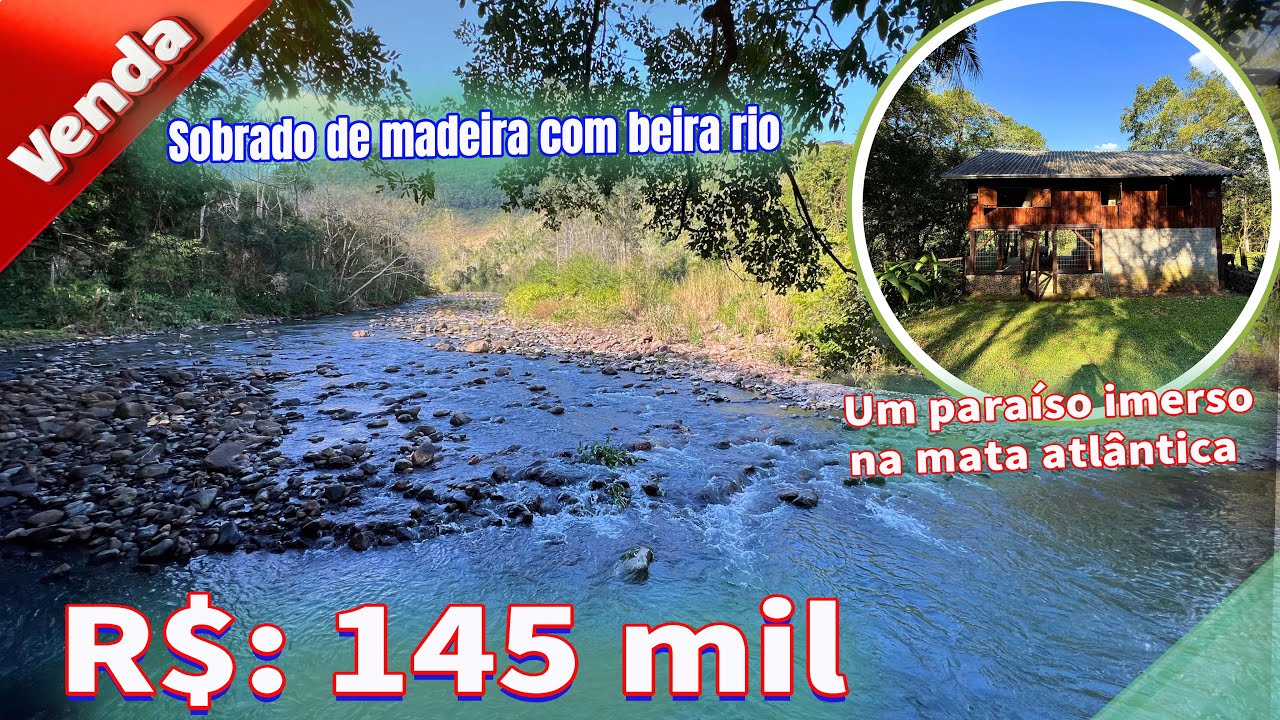 VENDIDA! LINDA CHACARA COM BEIRA DE RIO em Maquiné-RS/ R$: 145 mil