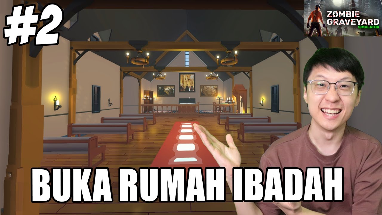 Kita Buka Rumah Ibadah & Toko Souvenir! Auto KAYA!! - Zombie Graveyard Simulator Gameplay - Part 2