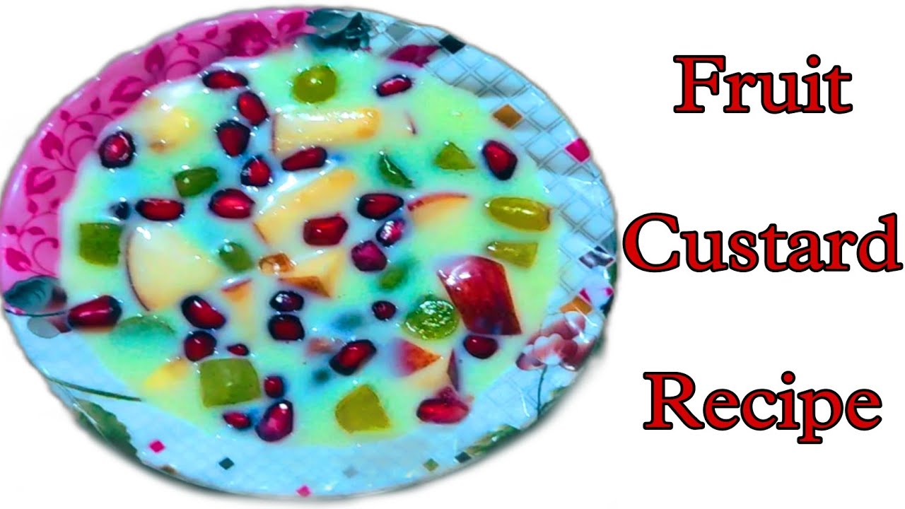 सिर्फ १० मिनिट मे Holi Special Fruit Custard 😍 Holi Special Sweet