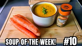 Soup Of The Week 🍲 No.10: Creamy Carrot & Coriander – Vegan & Gluten-free