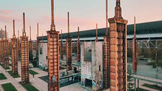 Turin - Italy Drone 4K Parco Dora