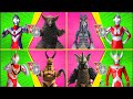 ウルトラマン TIGA VS GOMORA, ALIEN BALTAN VS ULTRAMAN, GAIA VS GUDON, TYRANT VS TARO #ウルトラマン #怪獣 #ultraman