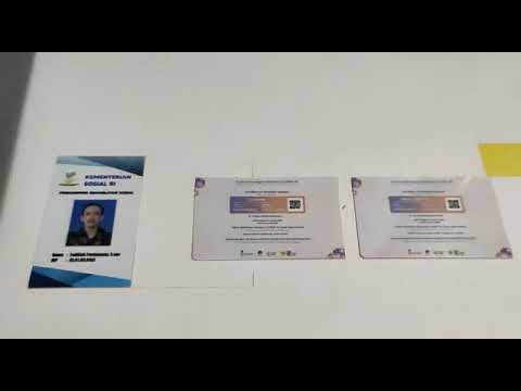 Dokumentasi produksi Id card