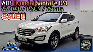 💥2013 Hyundai SantaFe DM 2.2 4WD / S.KEY / P.SUNROOF