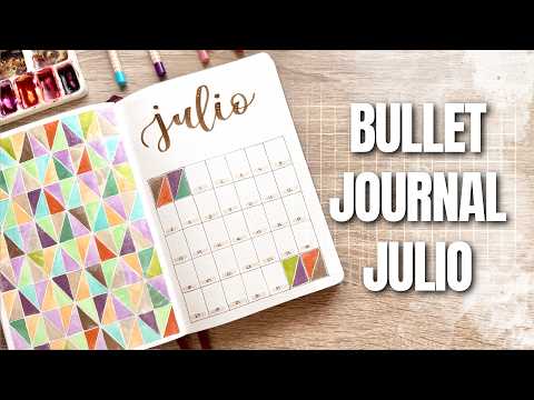 Bullet Journal para JULIO | Planificación rápida para verano