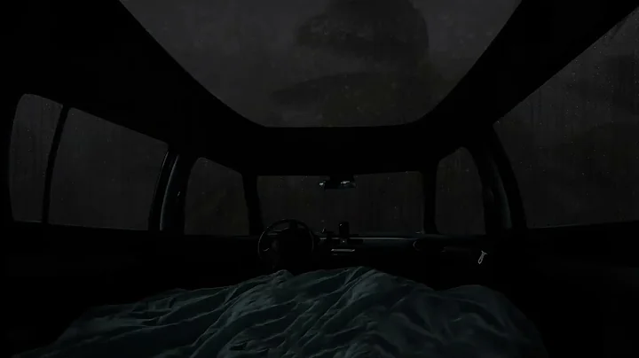 Rain and thunder sounds 😴 Leave It All To Sink Into Heavy Rain And Thunderstorms - Sleep In Cozy Car
