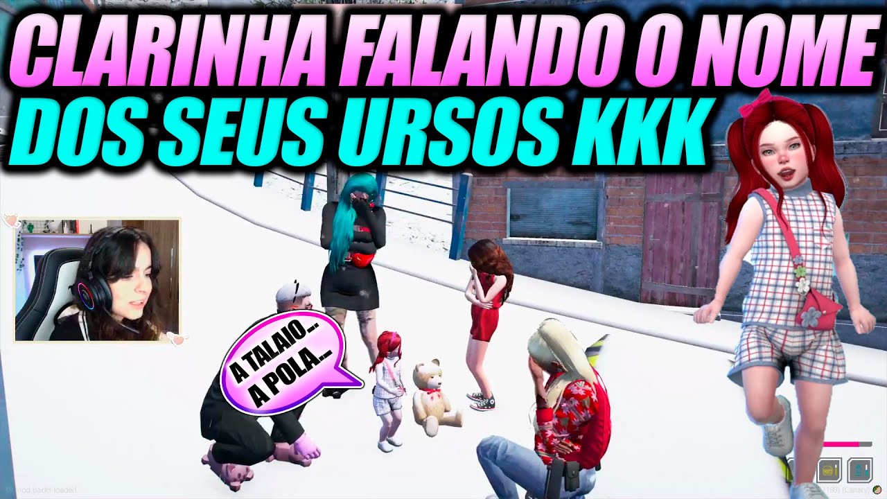CLARINHA FALANDO O NOME DOS SEUS URSOS KKKK 🤣🤣 **TENTE NÃO RIR**