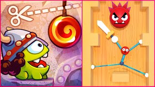 Cut the Rope Time Travel VS Stretch Guy  All Levels Gameplay