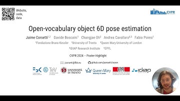 Open-vocabulary object 6D pose estimation - CVPR 2024