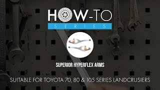 Superior Hyperflex Radius Arms For Toyota Landcruiser How Toinstructions