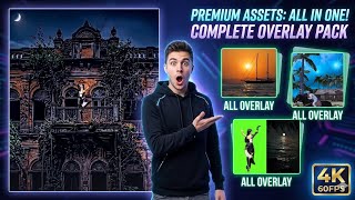 Best 4K Cinematic Anime Overlay Pack for Video Editing! 🔥 (All Free) ( TIKTOK VIRAL 🤯|| GREEN SCREEN