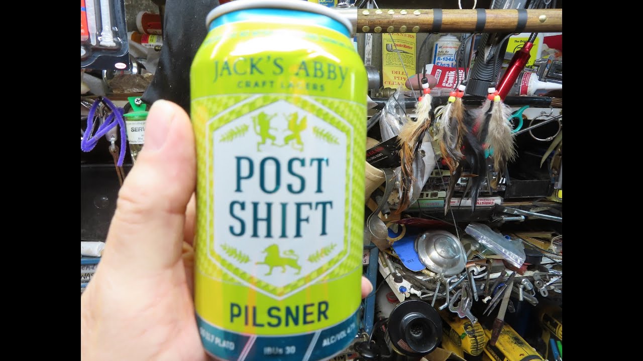 POST SHIFT PILSNER JACKS ABBY craft brewers RONS BEERS TOOLS 1009
