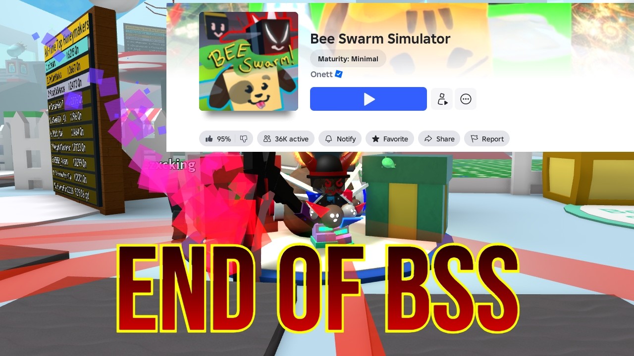 ПОЧЕМУ BSS УМИРАЕТ? BEE SWARM SIMULATOR - YouTube