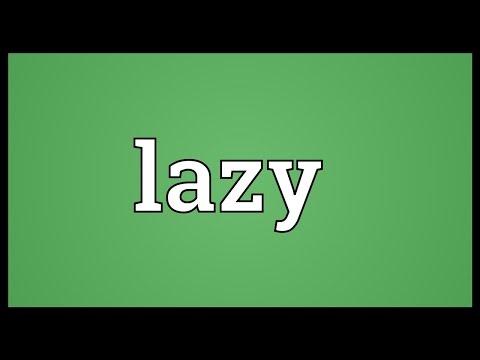 Lazy Meaning