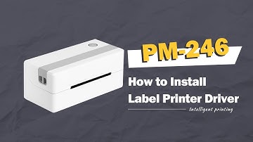 Phomemo PM246 Tutorial: (Win10) Installing Label Printer Driver and Prepare before use
