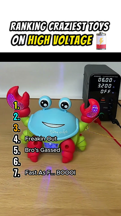 Craziest toy's on high voltage!! #ranking #toys