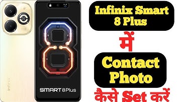 How to set a photo on any contact in Infinix Smart 8 Plus || Infinix Smart 8 Plus contact photo ||