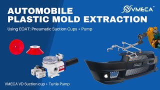 #EOAT Injection Molding Extraction using #KUKA Robots and Vacuum- Car Bumper (VD Cup, Turtle Pump)