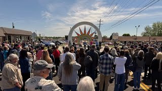 Route 66: Queen’s Gate 66 sculpture, Musical Road unveiled in Springfield