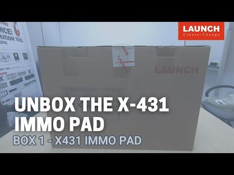 Універсальний комплект для програмування ключів і розширеної діагностики автомобіля LAUNCH X-431 IMMO, видео 1
