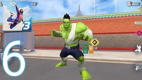 Super Fighter 3 - Gameplay Walkthrough Part 6: The muscle Hulk (Android,Ios)