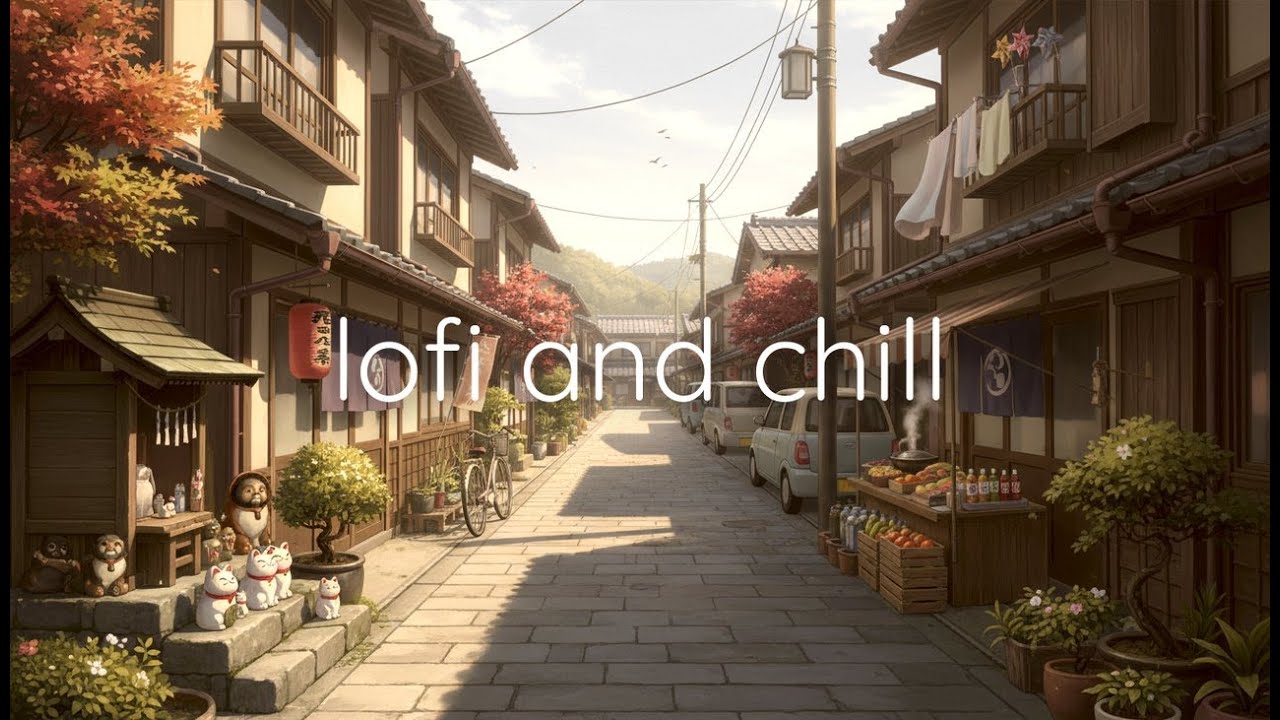 Quiet Tokyo Side Street in Morning | Lofi Beats for Deep Study & Focus (4K)