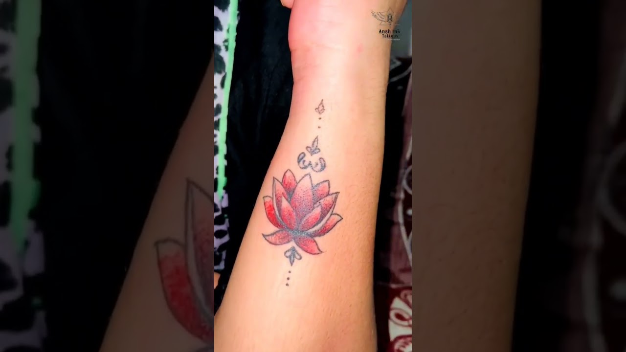 Lotus Tattoo | Mandala Lotus Tattoo for Women | Wrist Tattoo | Madala Tattoo | Flower Tattoo