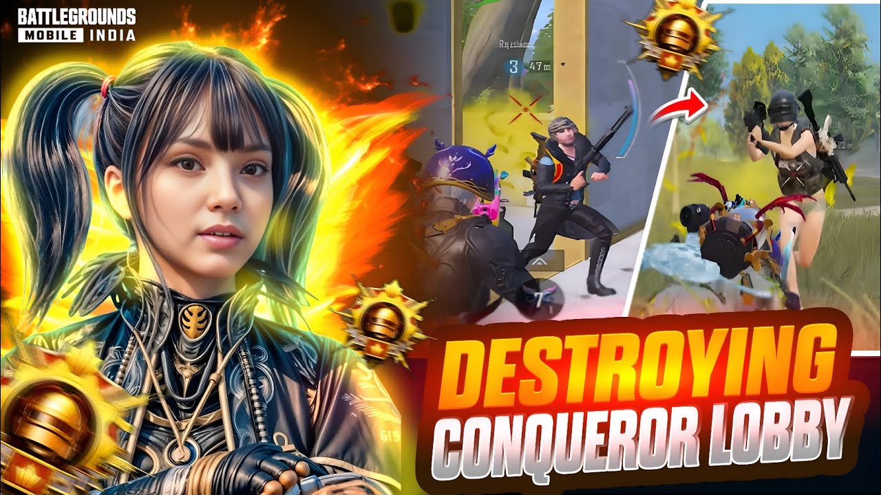 BGMI 4.2 UPDATE | Destroying Conqueror Lobby Like A Hacker 🥶 | Bumbum Is Live | BGMI |