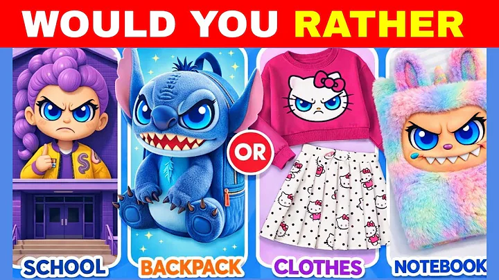Would You Rather - Build Your Dream School Day 🏫🎒🤔⚡🎮
