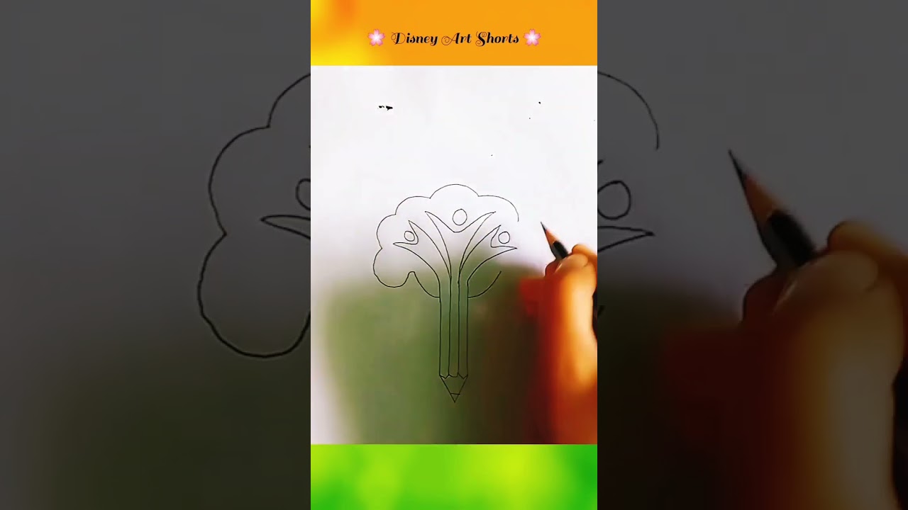 Drawing of Independence Day | Tree Vector Logo 