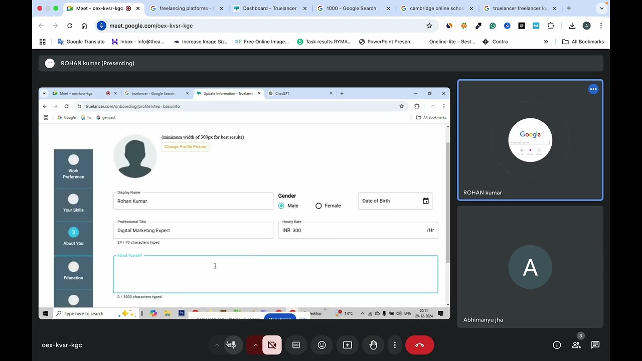 How to create account on Truelancer