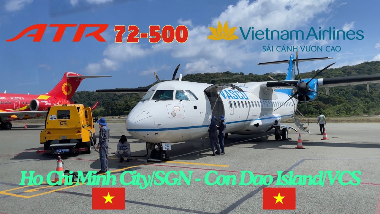 TRIPREPORT | Vietnam Airlines VN1893 (Economy) | Ho Chi Minh City/SGN-Con Dao Island/VCS | ATR72-500