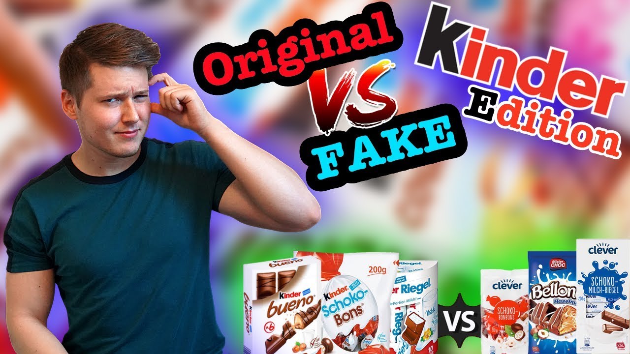  Original  vs  Fake  Spezial Kinderprodukte Was schmeckt 