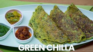 Chilla Recipe | Accha Khana | Indian chilla recipe | Indian healthy chilla breakfast  Recipe