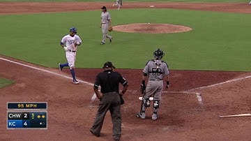 CWS@KC: Cain singles in Escobar to extend lead in 5th