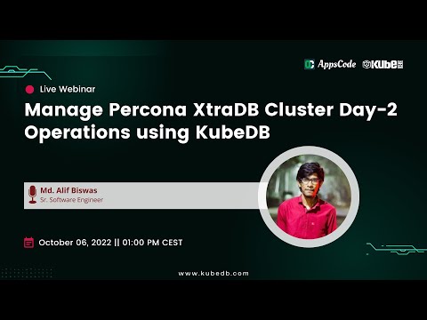 Manage Percona XtraDB Cluster Day-2 Operations using KubeDB
