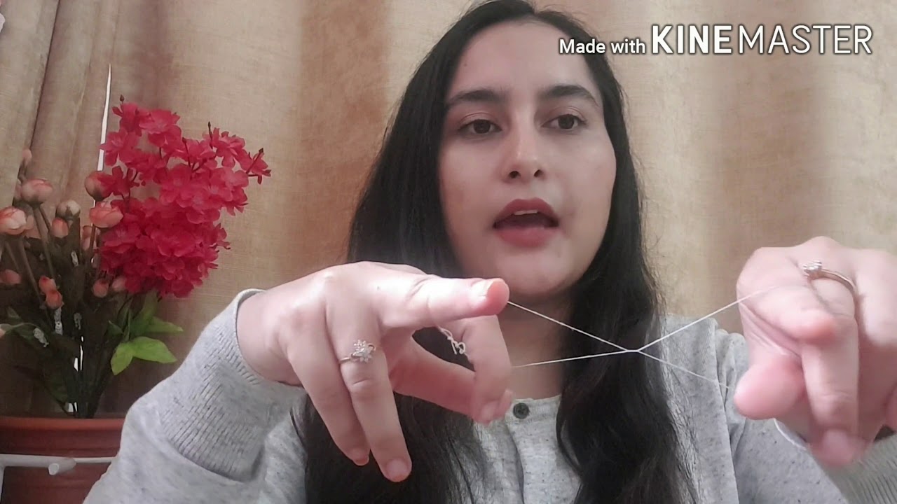 Easy and painless threading by own at home for beginners (घरमा आफ्नो