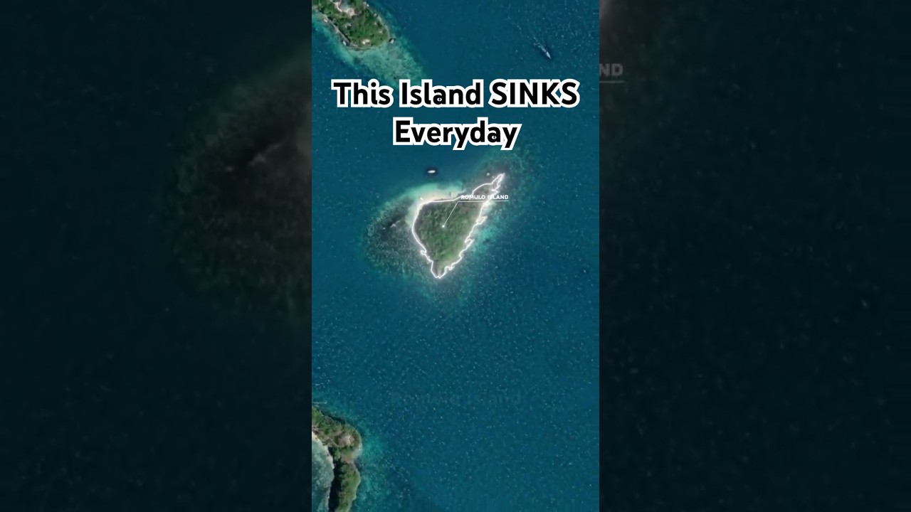 Take a look at this Island that SINKS Everyday