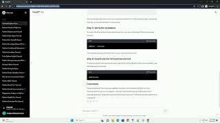 activate python venv linux