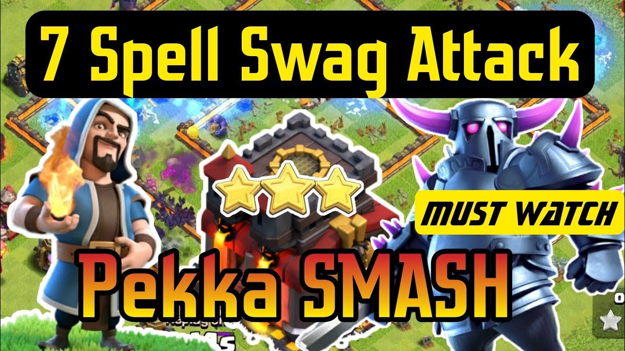 Th10 New Best War Attack Strategy 2021|Th10 Best Army For CWL|Th10 Pekka Smash