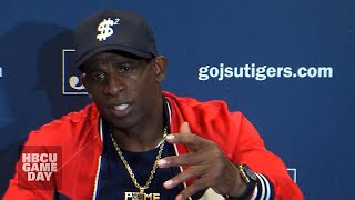 Deion Sanders Postgame Jackson State versus Campbell