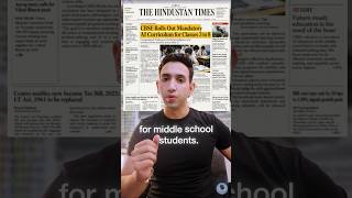 AI by CBSE, another computer chapter ? #educationreform #cbse #shorts