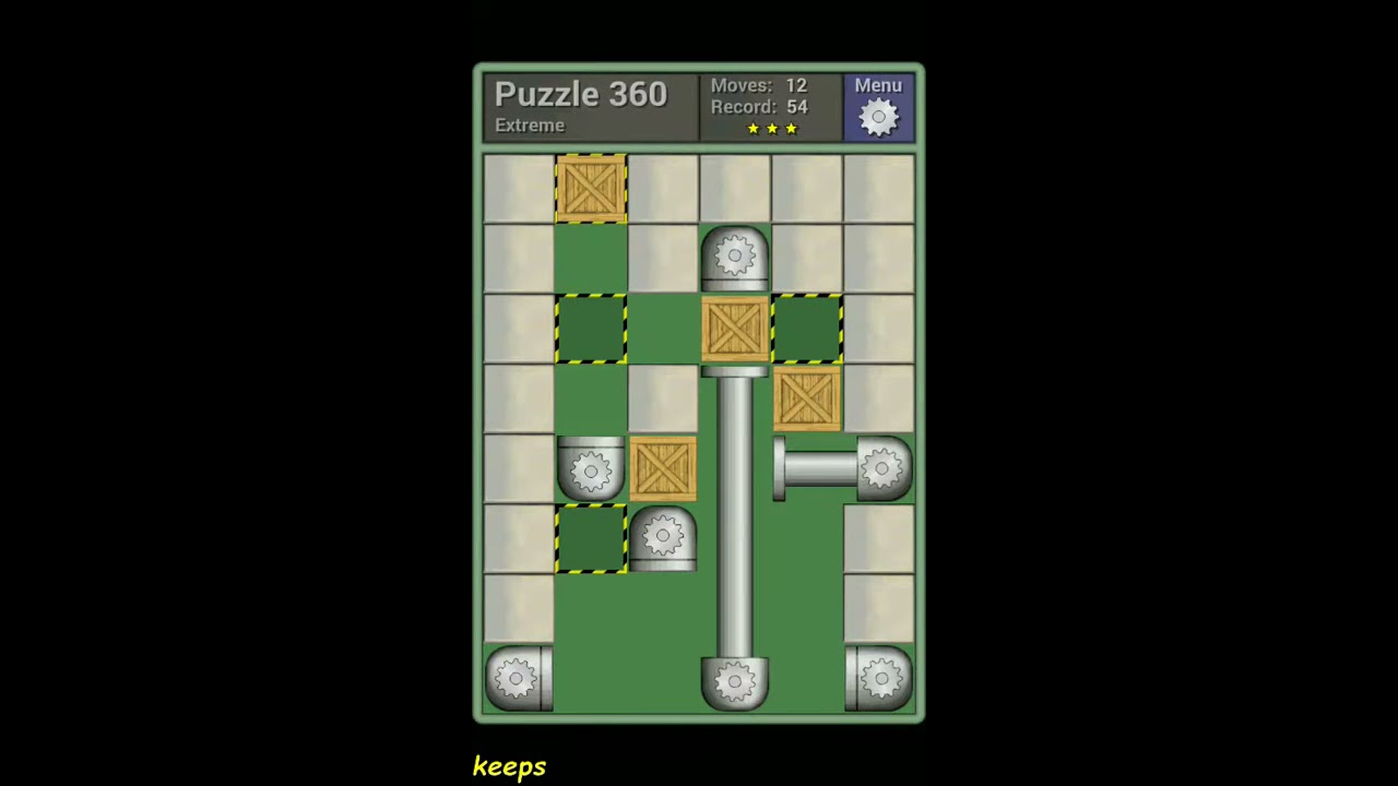Pushing Machine (Extreme) Level Puzzle 360 - Perfect Solution