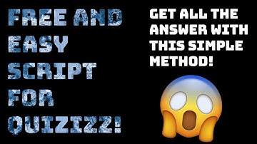Quizizz New FREE Script that works (2021)
