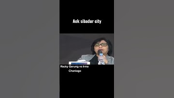 debat panas rocky gerung vs irma chaniago#shorts #rocky #story