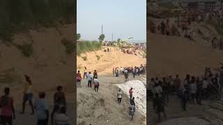 jahanvi chowk ghaat bhagalpur #bihar #bhagalpur #bridge #reels #river