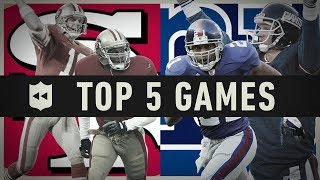 Top 5 Giants Vs. 49Ers Games In Nfl History Nfl Vault Stories