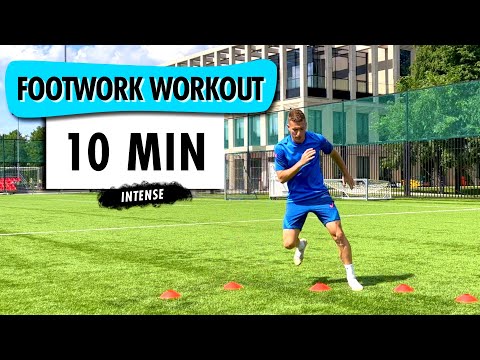 Видео: FOOTWORK CARDIO WORKOUT | 10 Min | Improve Your Feet Quickness