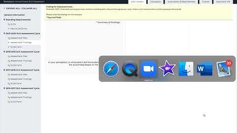 SLO Assessment video Taskstream