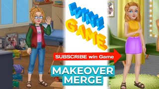 Makeover Merge Girl #Beauty #girl #makeup #wingame #wingames #dressup #girldresses #merge #games screenshot 1